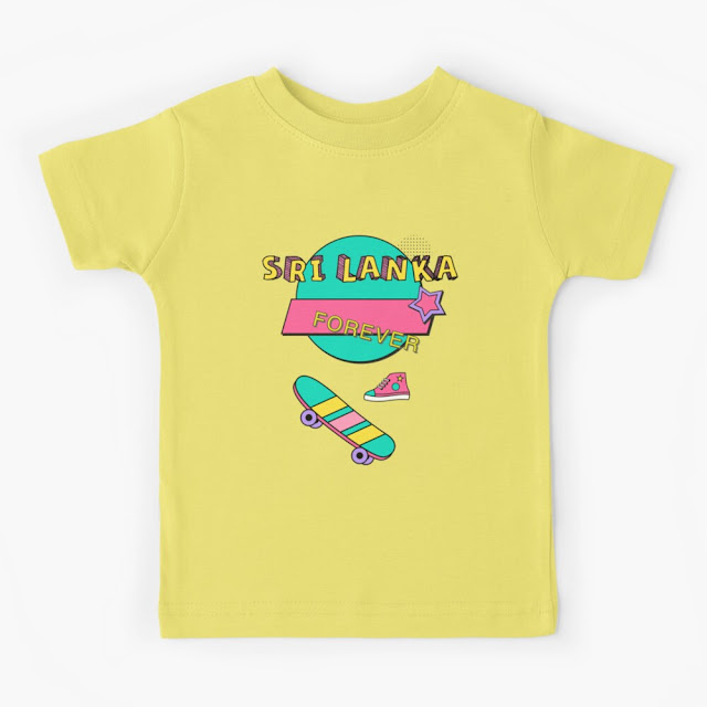 Sri Lanka - Retro Style Baby , Kids T shirt