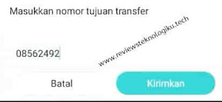 transfer pulsa indosat lewat myim3-masukkan nomor hp