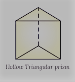 Hollow Triangular Prism