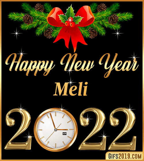 Gif Happy New Year 2022 Meli
