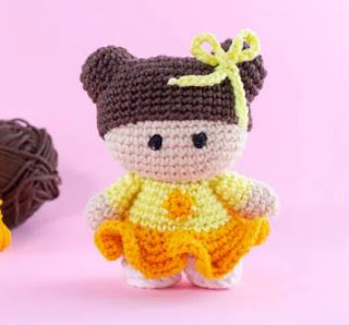 PATRON GRATIS MUÑECA AMIGURUMI 49944 👩