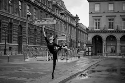 Ballerina Katie Boren in Paris