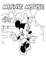 Minnie Mouse coloring page