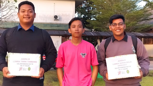  Semarak HUT RI ke-77, Pengurus HMPS Prodi PAI Borong Juara Lomba