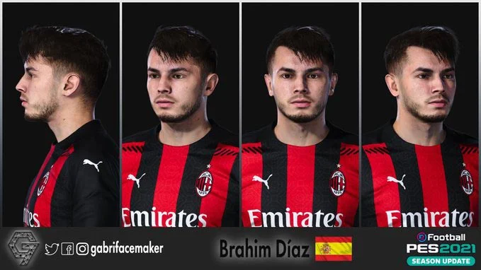 Faces Brahim Díaz For eFootball PES 2021