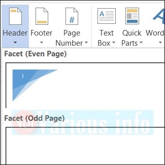 ऍम एस वर्ड 2013 में सम और विषम पेज में हैडर और फुटर कैसे इन्सर्ट करें [How to Insert Header and Footer in Even and Odd Pages in MS Word 2013]