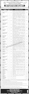 Advertisement of Ministry of Climate Change Islamabad Jobs 2022