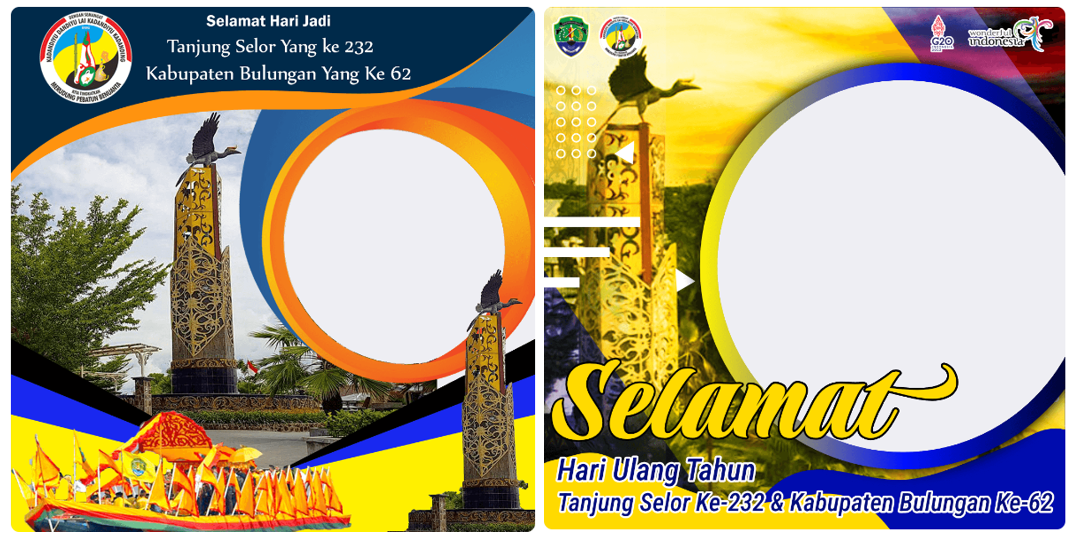 Link Twibbon HUT Tanjung Selor ke-232 & Kabupaten Bulungan ke-62 Tahun 2022