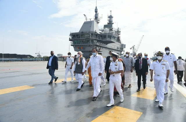 INS Vikrant will add combat power to Indian Navy to ensure peace in Indian Ocean: Vice President Venkaiah Naidu