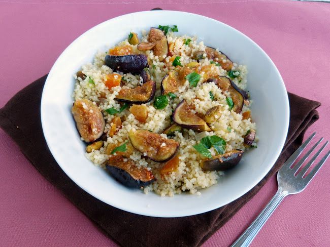 Couscous with Figs, Apricots and Pistachios Recipe