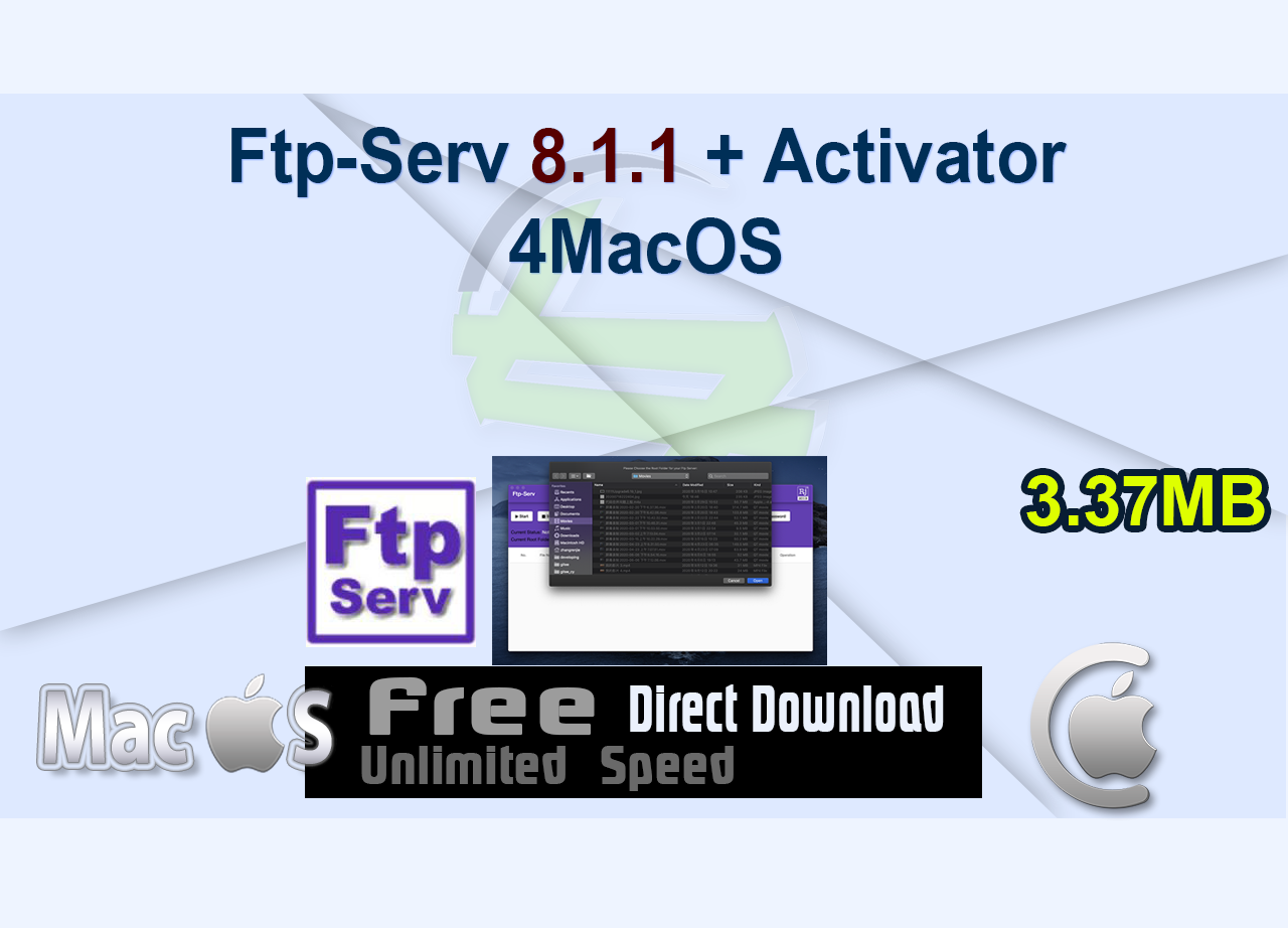 Ftp-Serv 8.1.1 + Activator 4MacOS