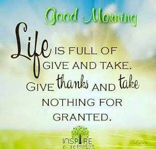 life meaningful good morning