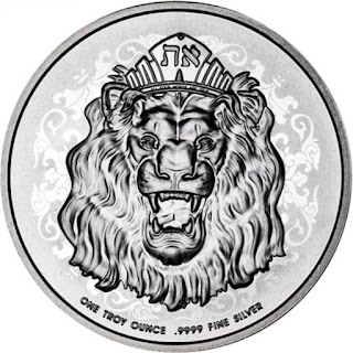 Niue  2022  Roaring Lion Lion of Judah 1 oz Silver