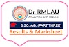 BSc Agri Part 3 Result 2022 RML Here Roll-Wise to Check Marks