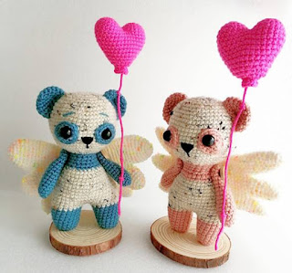 PATRON GRATIS OSO PANDA ANGEL AMIGURUMI 57174