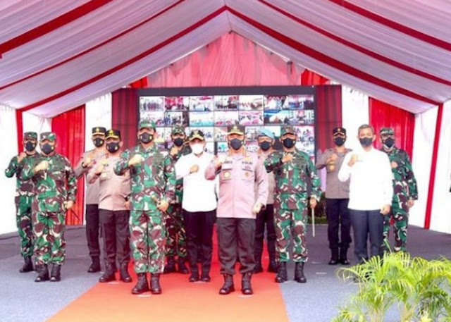 Kapolri ke Forkopimda Sumut: Cegah Lonjakan Covid-19 Jelang Natal dan Tahun Baru 