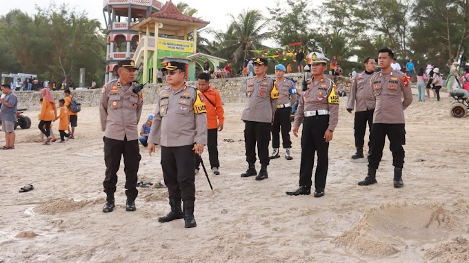 Polres Pacitan Siagakan Personel Di Sejumlah Objek Wisata Pastikan Pengunjung Aman Dan Nyaman