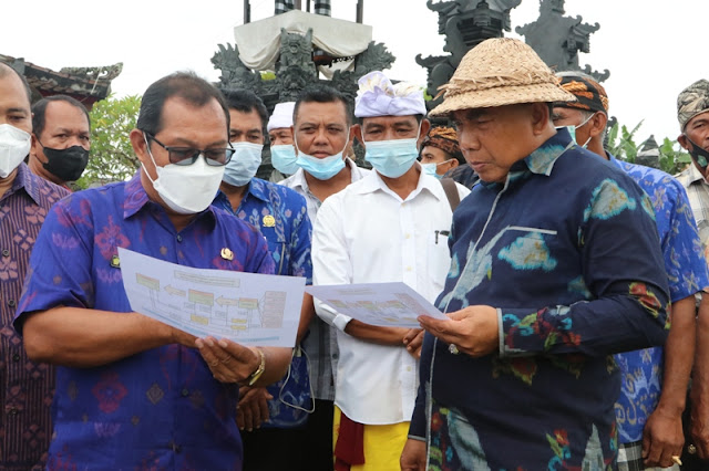   Areal Subak Tibu Beleng dijadikan Pilot Project  Pengembangan Kawasan Korporasi Petani  