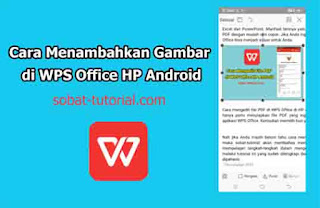 Cara Menambahkan Gambar di WPS Office HP Android - Sobat-Tutorial
