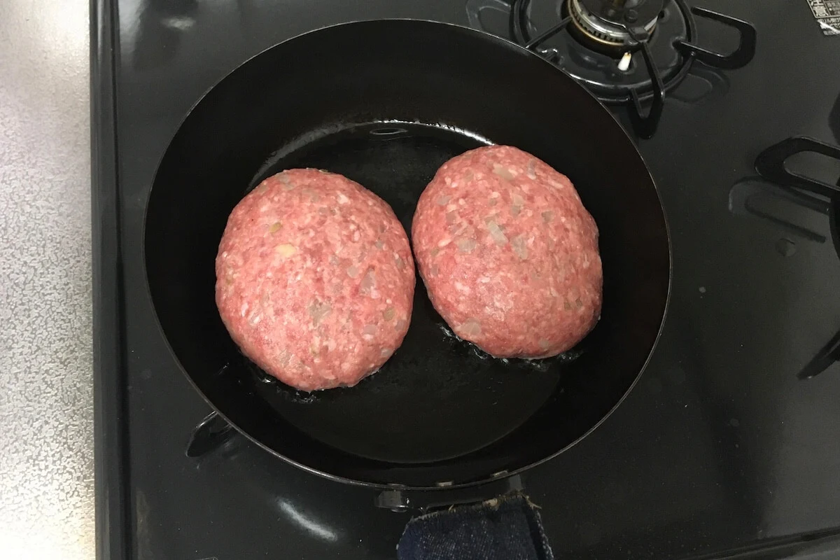 ハンバーグの焼き方