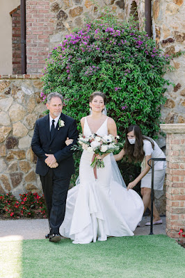 bride walking down aisle