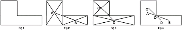 Centre of Mass of an L-shaped object