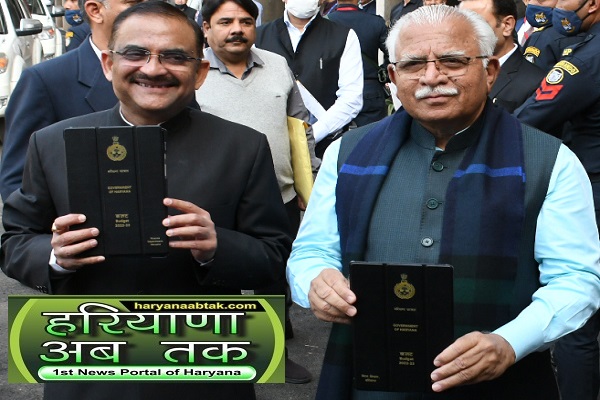 The-budget-of-2022-23-will-be-dedicated-to-women- Haryana-CM-Manohar-Lal-Khattar