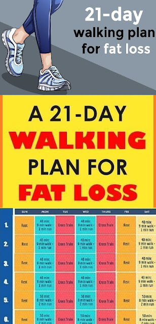 A 21-Day Walking Plan For Fat Loss!!!