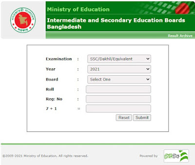 marksheet result Education board gov bd