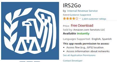 IRS2Go - Amazone Web App