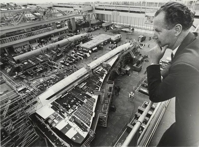 Fotografías de la fabricación del Concorde en los años 60