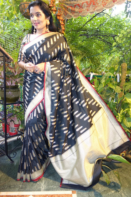 Ektara Banarasi silk saree soft drape