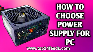 How to choose power supply for pc