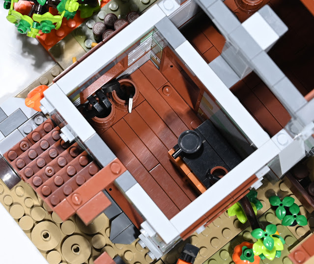 Nifeliz Medieval Town Barn Compatible With Lego