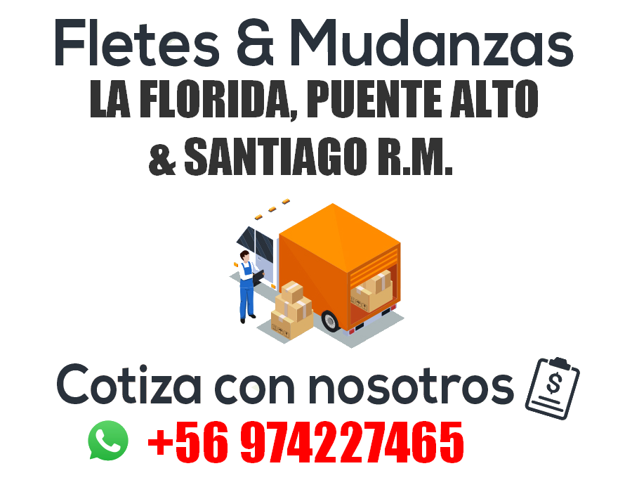 Fletes en La Florida. Cotiza al +56974227465 -Mudanzas en La Florida - Fletes en Macul