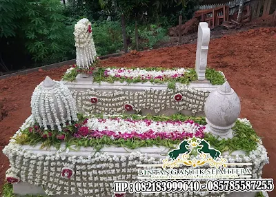 DAFTAR HARGA 20 JENIS KIJINGAN MAKAM MARMER GRANITE TERLARIS BERIKUT NISAN NYA