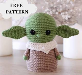 PATRON GRATIS YODA | STARS WARS AMIGURUMI 49548 🌌