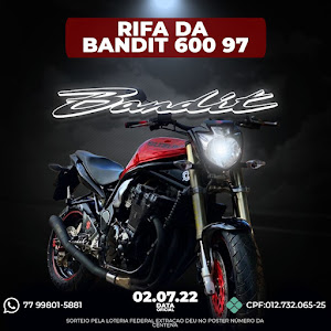PARTICIPE DA RIFA DA SUPER BANDITT 600cc