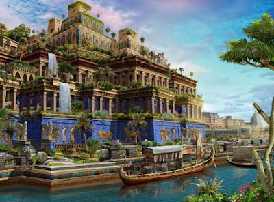 storia dell'arte antica preistoria Mesopotamia Babilonesi I Giardini Pensili di Babilonia Sette Meraviglie del Mondo Antico