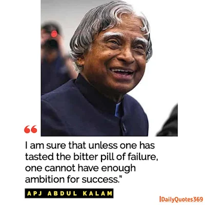 apj abdul kalam quotes for success,