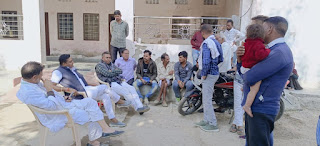 पालिका चेयरमैन काल्या ने पुराना जोरावरपुरा से मिडवे तक निर्माणाधीन सड़क का निरीक्षण किया
