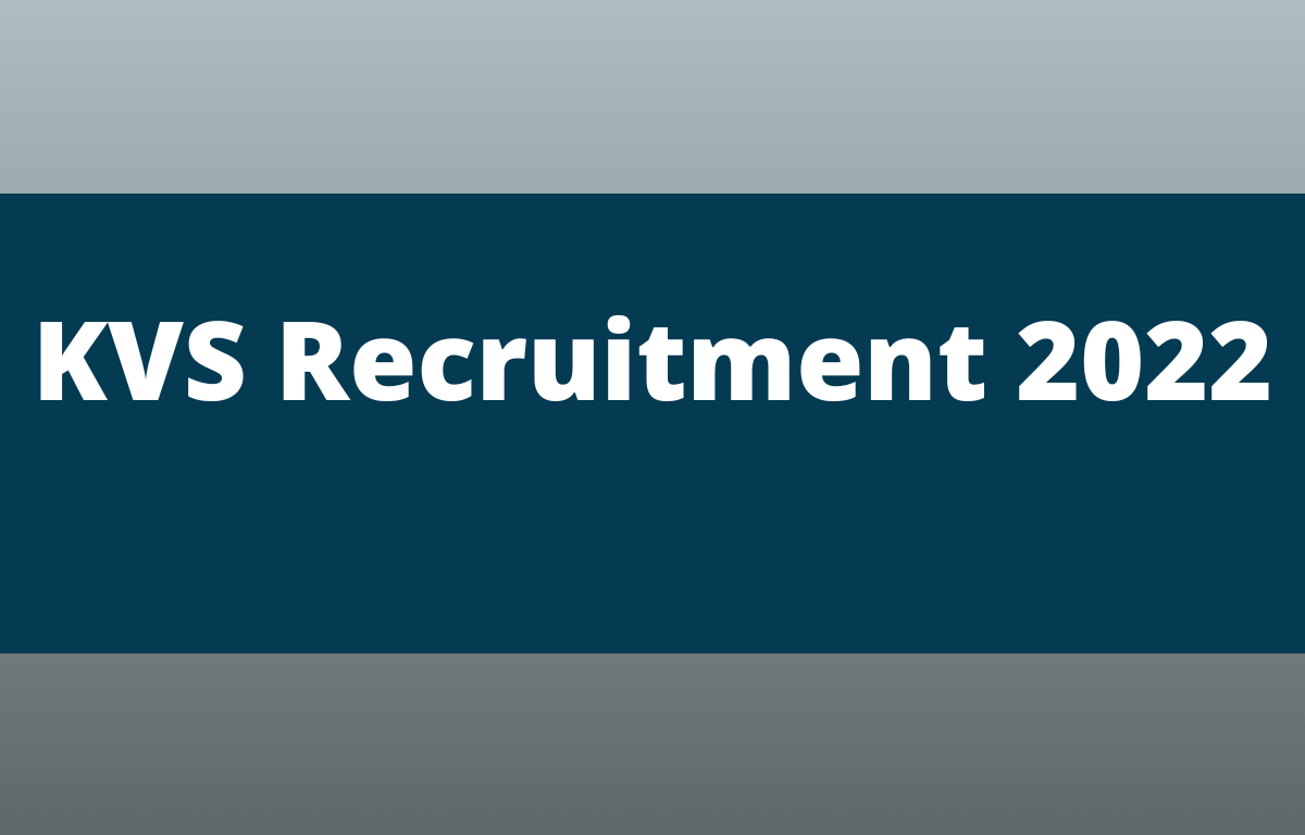 KVS recruitment