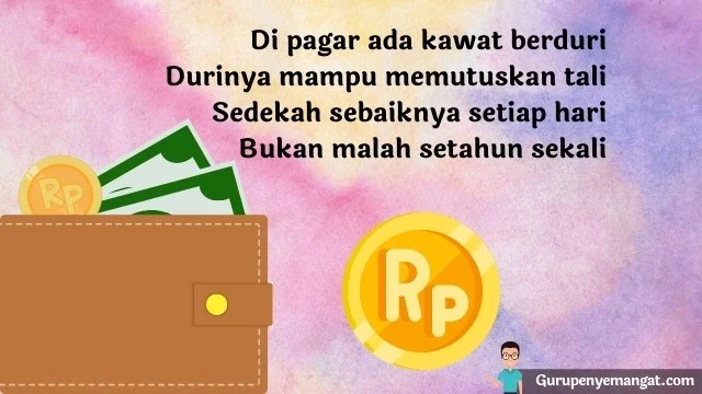 Pantun Sedekah Membawa Berkah