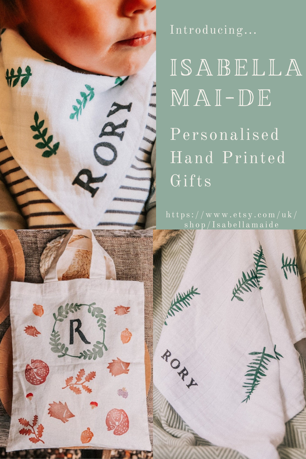 INTRODUCING: My Small Business...Isabella Mai-de - The Home of Personalised Hand Printed Gifts for Everyone