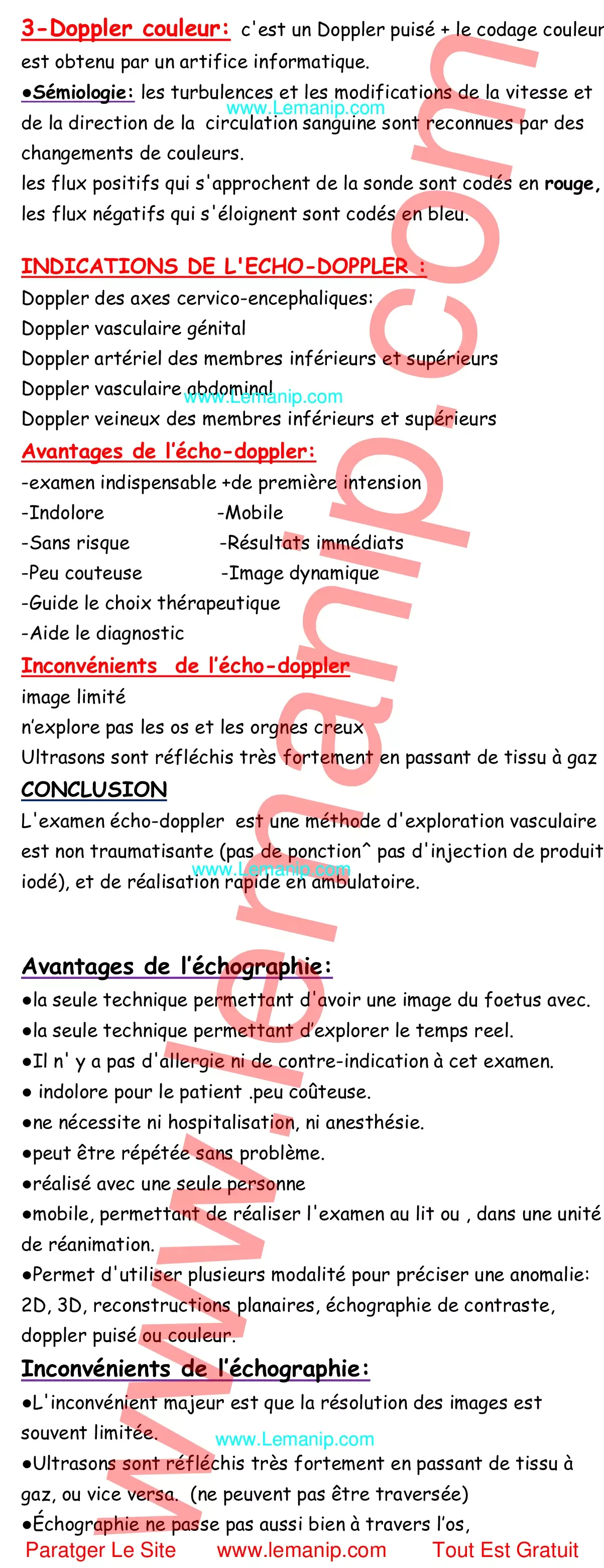 Résumé Du Module Echographie 3