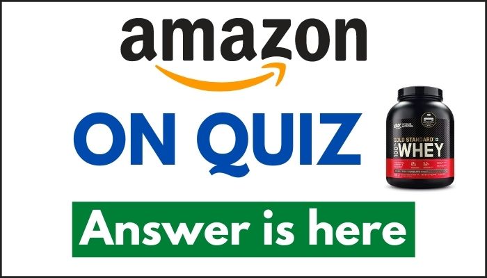 amazon ON quiz answers