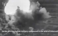 Watch: IDF strikes Hezbollah launchers and compounds in Lebanon