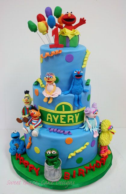 sesame street cake