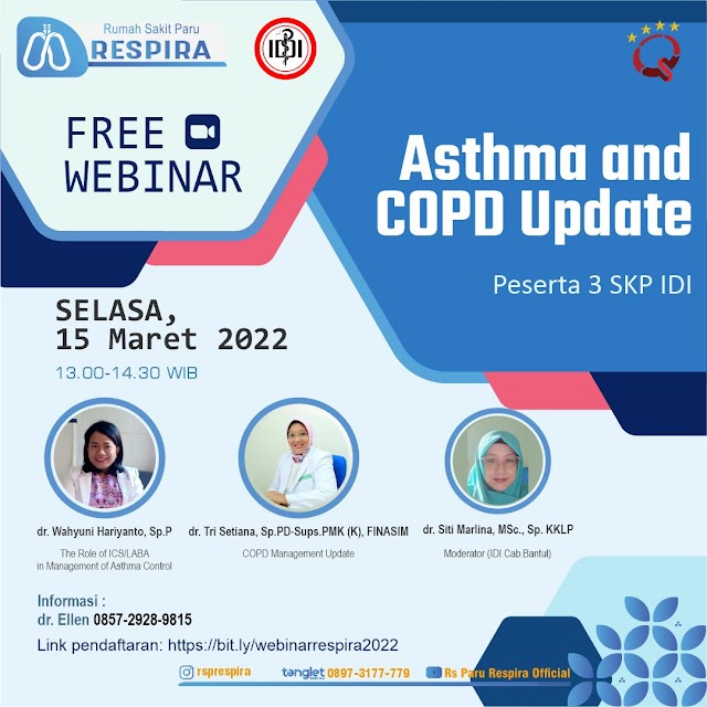 (FREE 3 SKP IDI) Webinar *ASTHMA AND COPD UPDATE*