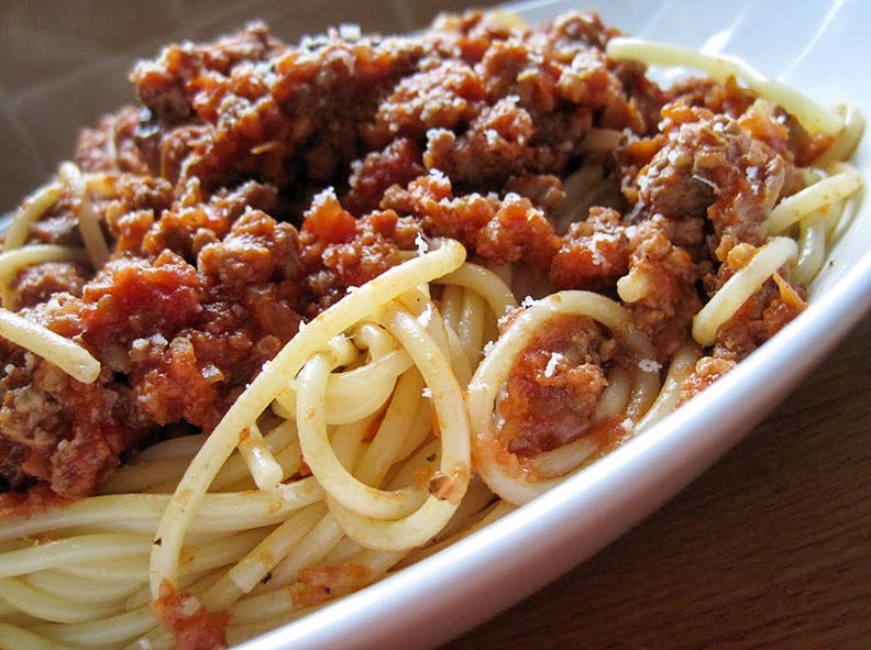 Spaghetti bolognese resepi